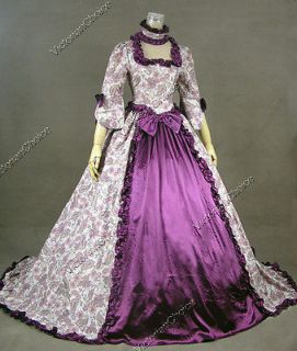 Victorian Renaissance Dress Wedding Ball Gown Prom Cosplay 159 M