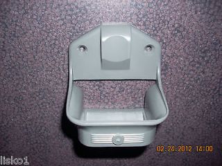   CLIPPER HOLDER, ALL PLASTIC , WALL MOUNT (screws included) GRAY