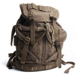 vintage canvas backpack in Clothing, 