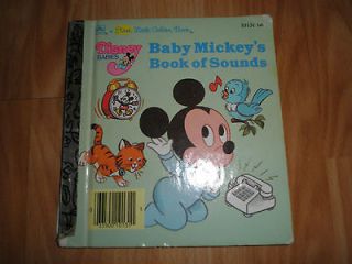 first little golden books baby mickey s book of sounds