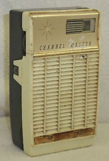 Vintage Channel Master 6 Transistor Pocket Radio 6531 Japan Black 