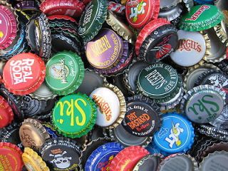 100 Soda Bottle Crown Caps.Uncrimped Listing in Soda/Beer 