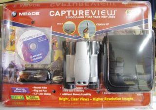 Meade Captureview 8x42 Binoculars with Camera Built In + Case 