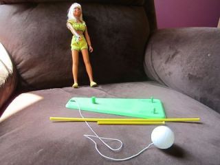   Dusty doll and sporting equipment Volleyball Kenner champion doll HTF