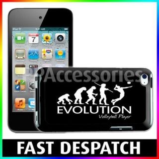 Evolution Of A Volleyball Player Hard Case Back Cover For iPod Touch 