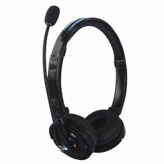 Newly listed Bluetooth Wireless Dual Ear Headset Noise Cancelling Blue 
