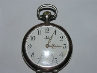 pocket watch omega 800 silver grand prix 1900 from netherlands