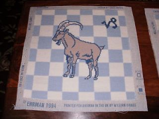 STUNNING COMPLETED EHRMAN TAPESTRY, CAPRICORN, DAVID MERRY,SUPER 