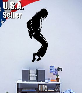 Wall Decor Art Vinyl Removable Decal Sticker Music Michael Jackson 