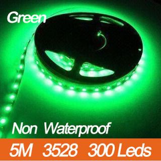 Nice Green 3528 SMD LED Flexible Strip Tape lights 5M/300 leds