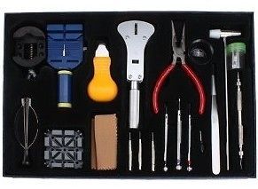   Watch Horologe Repair Case Opener Adjuster Remover Tool Set Kit