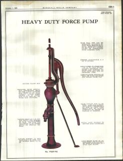 1925 ad heavy duty water force pumps wind mill top
