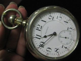 antique waltham 18 size vanguard pocket watch 23 jewel time