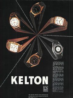 1947 AD Kelton Wrist Watches Waterbury Mickey Mouse United States Time 