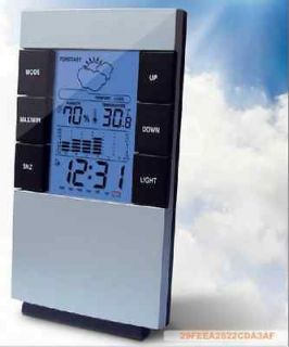 OREGON SCIENTIFIC - BAR-388HGA-SILVER - Wireless Weather Station with  Humidity Display and Atomic Clock