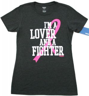 Reebok IM A LOVER AND A FIGHTER Womens XSmall TShirt Yoga Crossfit 