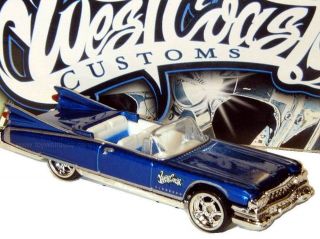 hot wheels west coast customs series 59 cadillac blue time