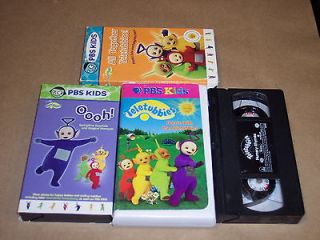   tele tubbies lot 4 pbs dance with/nursery rhymes/all together