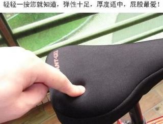 bike bicycle thick soft gel saddle seat cover cushion from