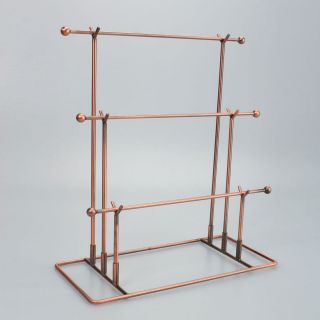 New Delicate Necklace Jewelry Display Stand Rack Holder Bronze T 083