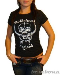 motorhead england metal rock baby doll tshirt m or l