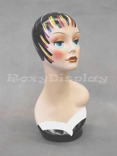Newly listed Mannequin Head Bust Wig Hat Jewelry Display #VF004