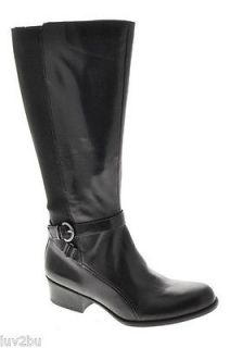 Naturalizer Array Womens Wide Shaft Knee High Boots Black Medium 