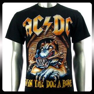 AC/DC Angus Young Heavy Metal Music T shirt Sz XXL 2XL Rock Punk Men 