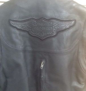 Harley Davidson Leather Jacket Vest Willie G Women Small USA MADE