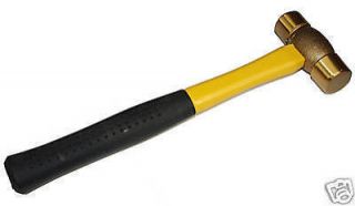 16 oz brass hammer tool mallet double sided metalwork time