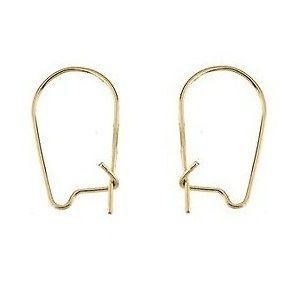 pieces 14k yellow gold kidney ear wire more options