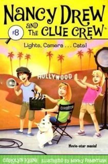 Nancy Drew Clue Crew #8 mystery kids early chapter book Lights Camera 