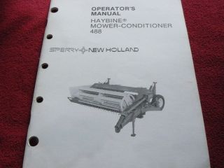 new holland 492 haybine operator s manual 