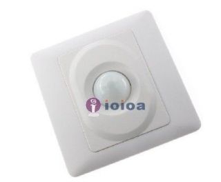 2pcs wall mount infrared motion pir sensor switch 220v from