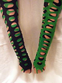 WRESTLING ARMBANDS GREEN & BLACK W/ JEFF HARDY PICTURE TNA WWE ARM 