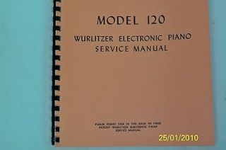 wurlitzer model 120 electric reed piano service manual time left