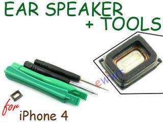 New Ear Earpiece Speaker Buzzer Repair Part Unit + Tools for iPhone 4 