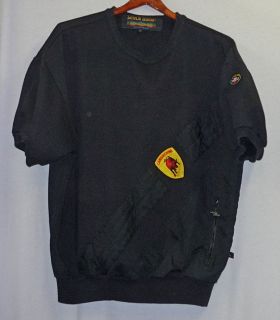lamborghini short sleeve crewneck sweatshirt black xl