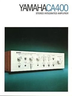 original yamaha ca 400 amplifier sales brochure 