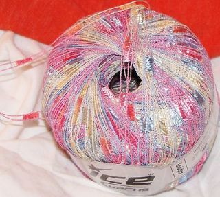   for knitting Ladder type 50gr ball Pastel multi color mix yarns 21181