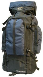 NAVY Extra Large Backpack Camping 4700 Cu In NEW Big Hiking Internal 
