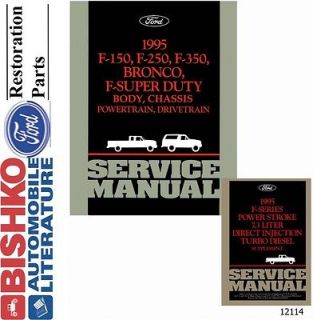   Econoline Bronco F100   F350 Pickup Shop Service Repair Manual CD OEM