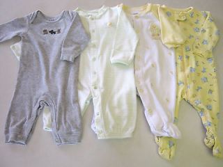 Lot Baby Boy Unisex One Piece Outfits Sleepers 3 M Months TCP Carters