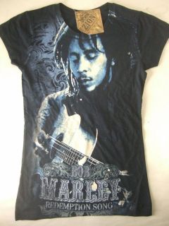 cute nwt bob marley zion redemption song tee shirt med  16 