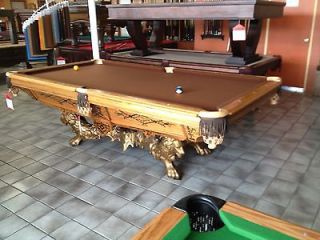Goldenwest Billiards Victorian Pool Table, Brunswick Monarch Replica 