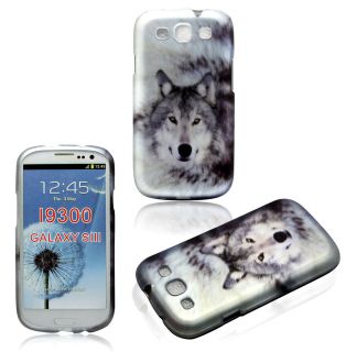 2D Snow Wolf Samsung Galaxy S 3 III Case Cover Hard cover Snap on 