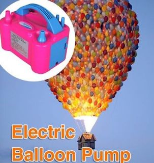 110V 600W Two Nozzle Balloon Inflator Electric Balloon Pump Party Air 