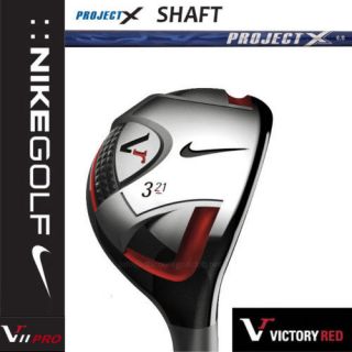 nike victory red hybrids rescue woods project x shaft nike