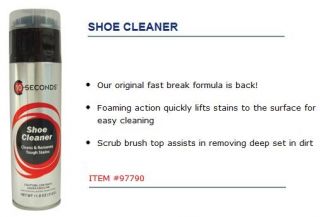10 Seconds Shoe Sport Cleaner Spray with Brush 11 Oz