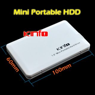   USB 2.0 Mini Enclosure can be used with our selling 1.8 HDDs, Easy